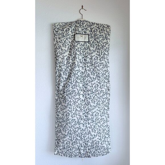 NWT AGUA by Agua Bendita Pupe Prado Floral Applique 100% Linen Mini Dress Size M - Picture 10 of 16